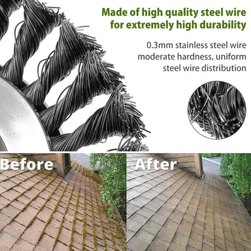 Grass Trimmer Head Lawn Mower Trimmer Blade Wire Brush Trimmer Head 6/8inch Steel Universal Grass Trimmer Blade Head Lawnmower Blade Adapter Garden Tool