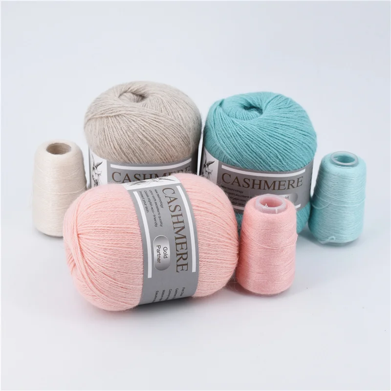 Knitting Yarn  3-Ply Fine Worsted Cashmere Yarn for T Shirt 1 Skein 338m 70g Crochet Line Wool Crochet for Needlework 6