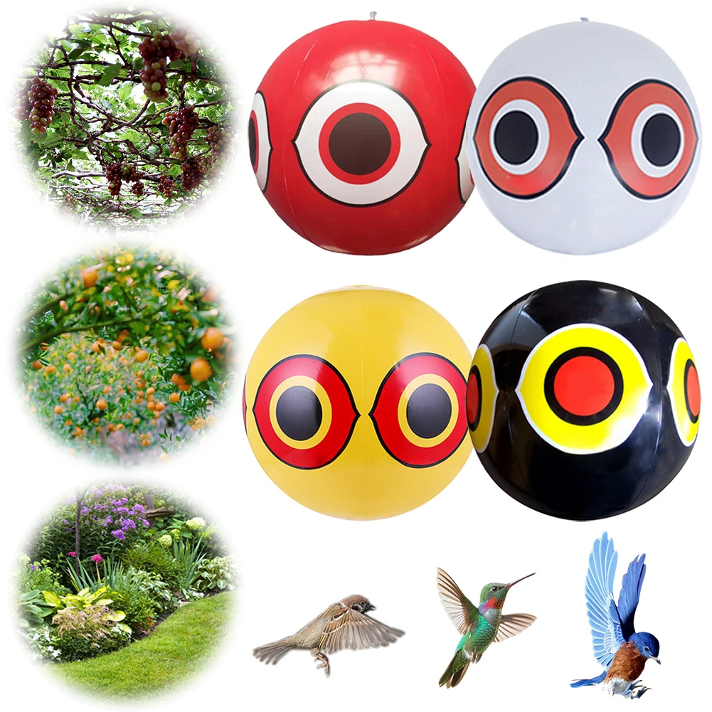 40cm erschrecken Augen ballons visuelle Abschreckung Vogel abwehrmittel erschrecken Augen ballons Tauben Specht Vogel abwehrmittel für Garten im Freien – Detail 1