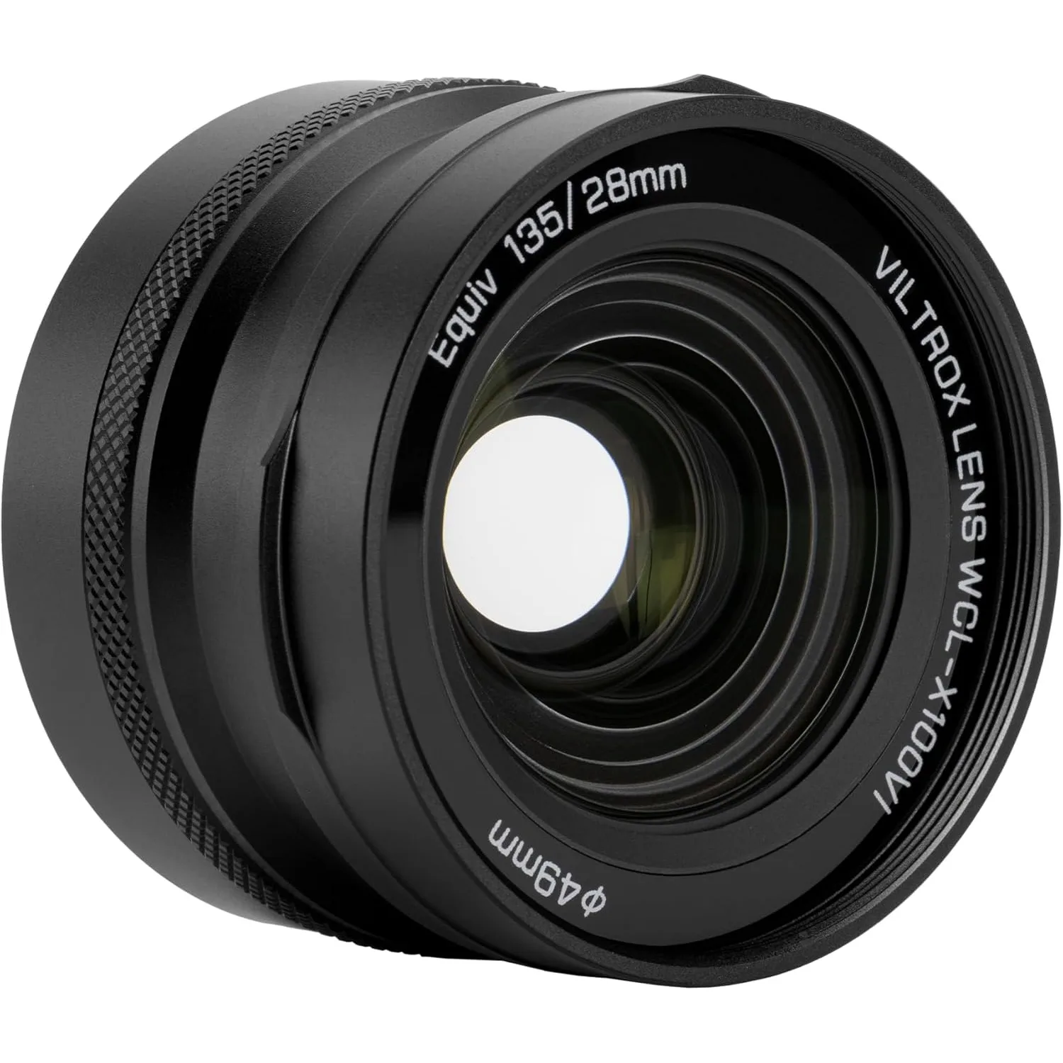 VILTROX WCL-X100 VI 와이드 변환 렌즈, 후지필름 X100VI X100V X100F 카메라용 0.8X 와이드 앵글 자동 인식 렌즈