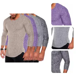 T shirt de loisirs pour hommes, de couleur unie, extensible, à la mode, porté à même la peau, collection printemps 
