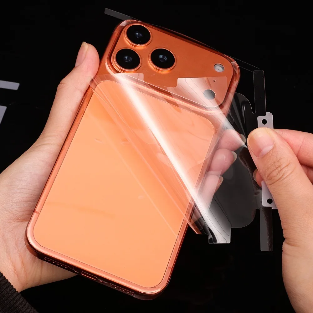 รูปสินค้า ฟิล์มไฮโดรเจลจอเต็ม iPhone พร้อมสติกเกอร์