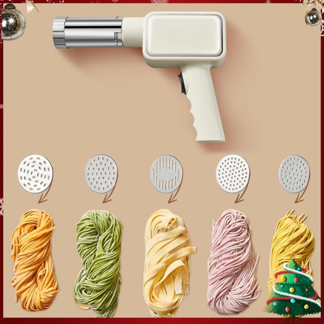 Handheld Electric Pasta Maker with 5 Different Shapes Portable