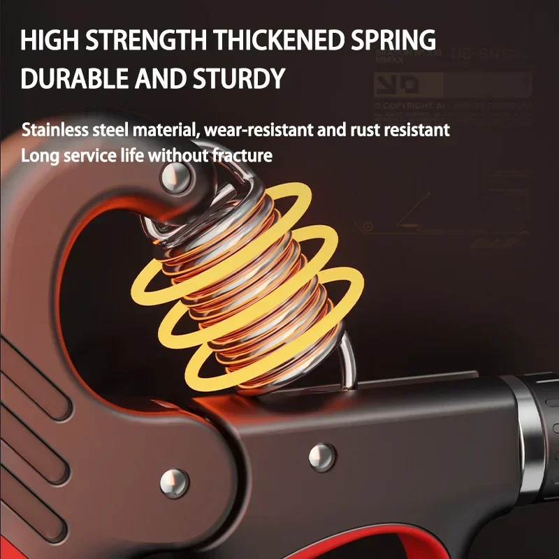 5-100 KG Grip Strength Trainer Wrist Expander Adjustable Resistance Fitness Gym Training Hand Gripper Exercise hand strengthener,hand grip trainers,hand grip exerciser,hand trainer,hand exerciser