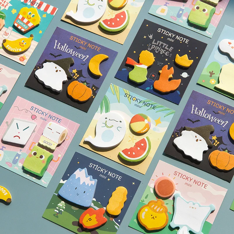Korean Cute Cartoon Shaped Sticky Notes Collection