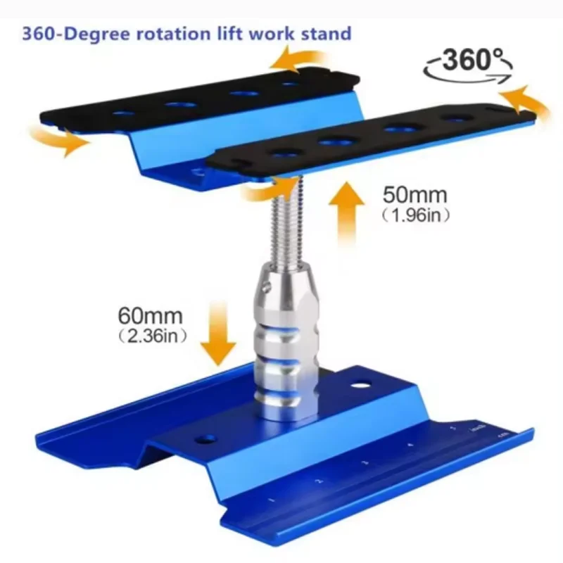 360 Degree Rotating RC Car Repair Station Lifting Work Stand Mounting Platform for 1/10 1/8 Buggy Crawler Car