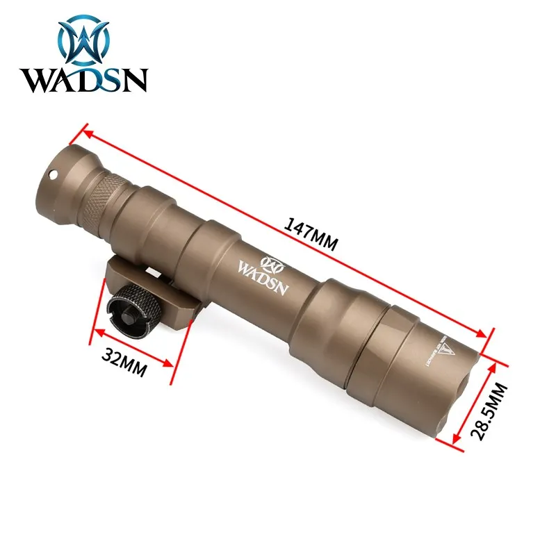 WADSN Tactical M600 M600DF Weapon Scout LightLED 1400 lumens Rifle Scout Hunting Flashlight tail For 20mm Picatinny Rail