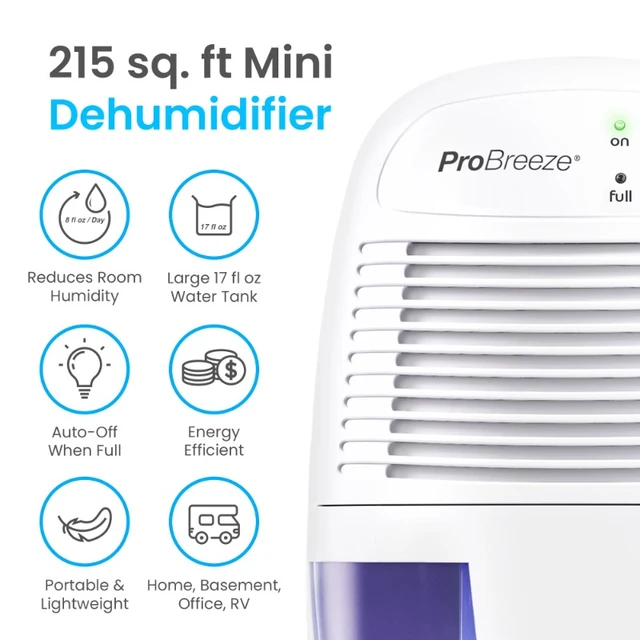 Pro Breeze Dehumidifier 10L, TV & Home Appliances, Air Purifiers