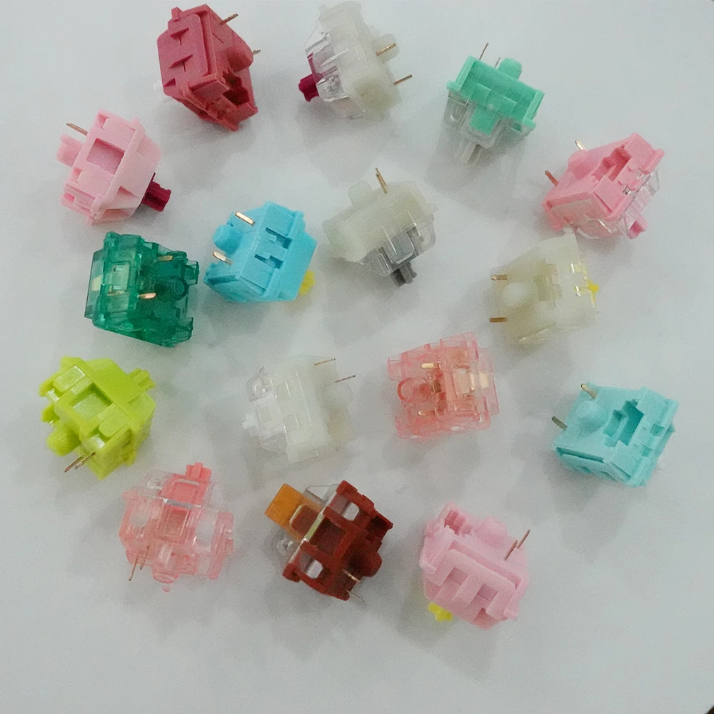 Ktt Switch Linear Tátil Ktt Kang Branco v3 Santo Panda Mar Sal Limão Mints Rosa Querida Interruptor para Interruptores de Teclado Mecânicos - Imagem 3