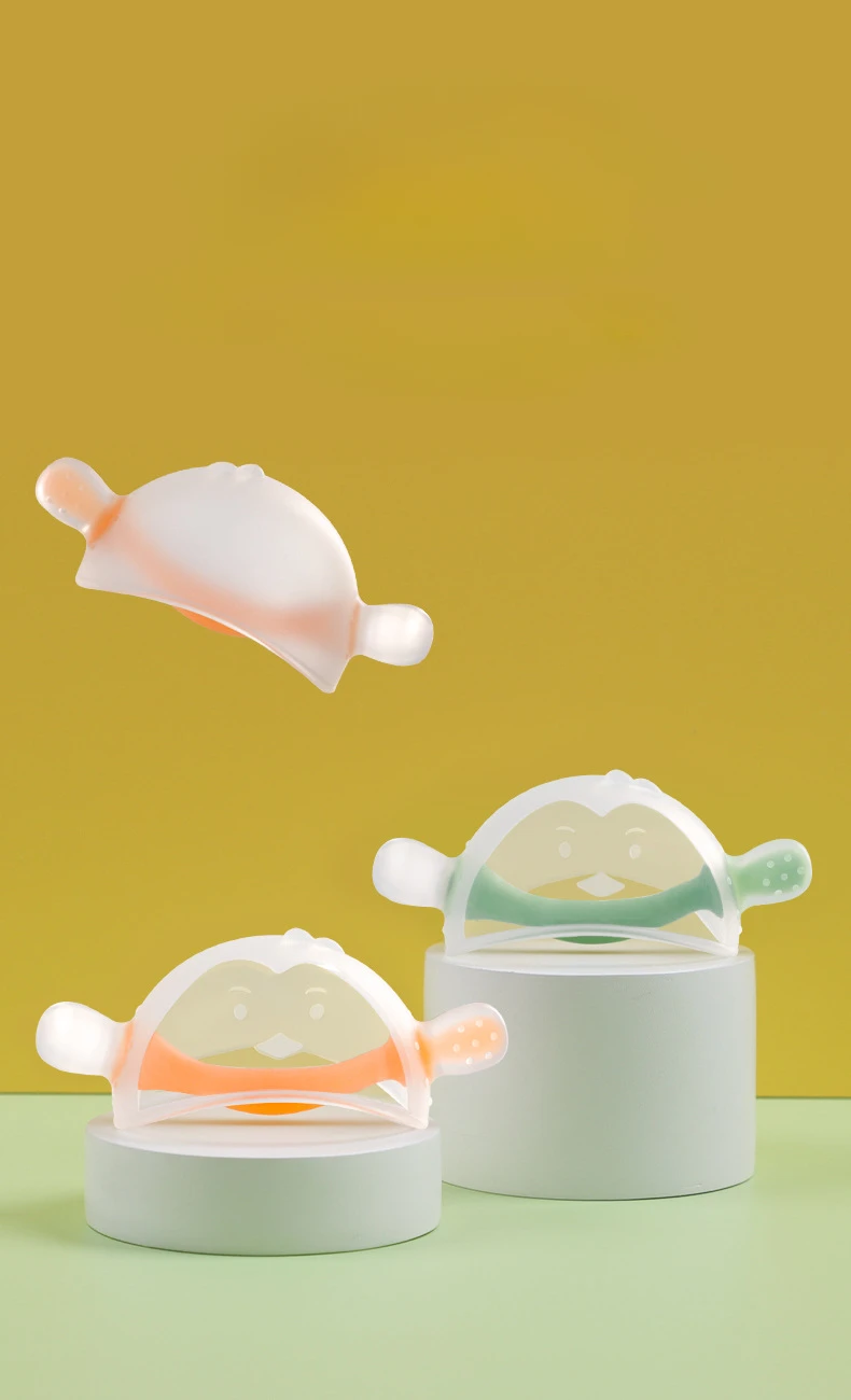 Description Picture 5 of item0-1Years Newborn Food Grade Silicone Children Teether Baby Boys Girls Molar Stick Handheld Silicone Teething