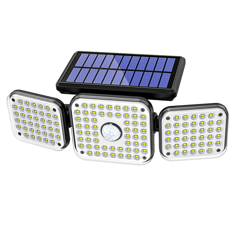 

HOT-Solar Motion Lights Outdoor Security Solar Lights Motion Sensor Security Flood Lights For Courtyard Garden Wall Garage