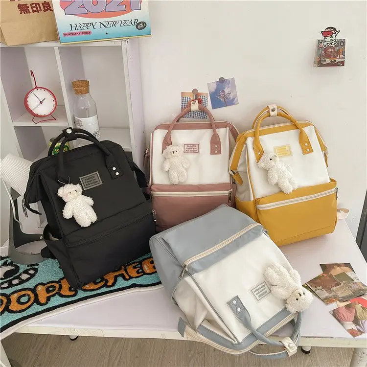 Back To School Book Bags Female Korean Version High School Junior High Student Japanese Campus Large-capacity Backpack For Women 4
