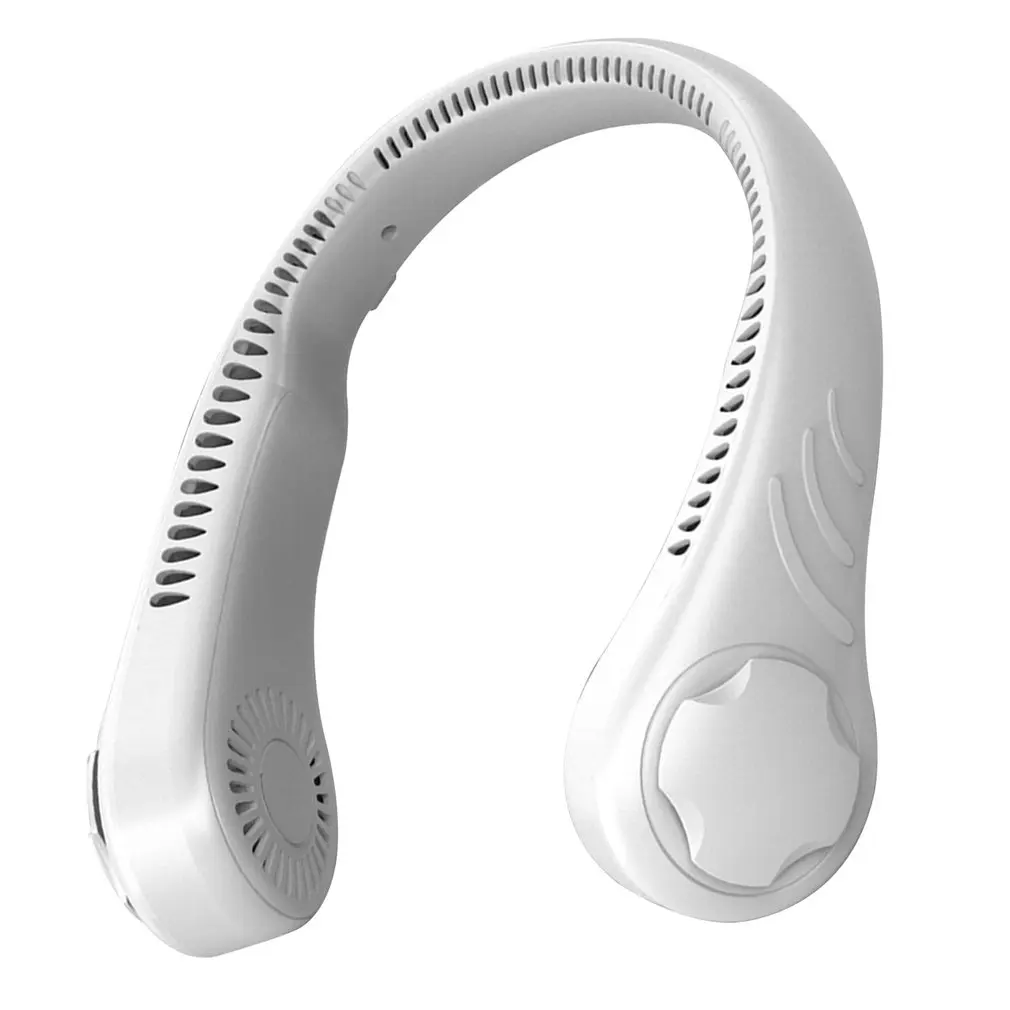 

Портативный охлаждающий вентилятор с креплением на шею, USB-вентилятор без лопасти с креплением на шею 360 градусов, объемный воздуховод, перезаряжаемый вентилятор 2000 мАч