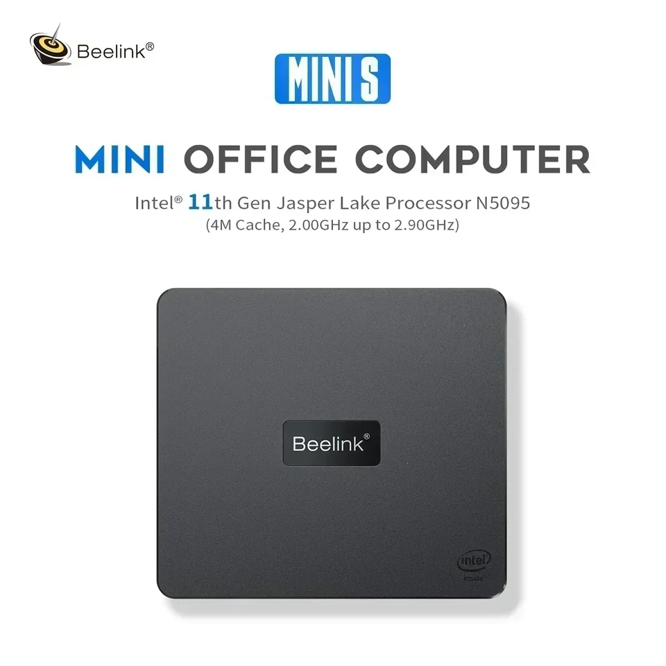 Beelink Mini S 11th Gen N5095 Mini PC DDR4 8GB 128GB SSD pc gamer