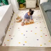Children Furry Carpet Spotted Rug for living Room Modern Floor Mat Room Decor Bedroom Plush Mat 2