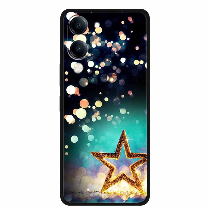 Starry Sky Painted Camera Protection Soft Silicone Case