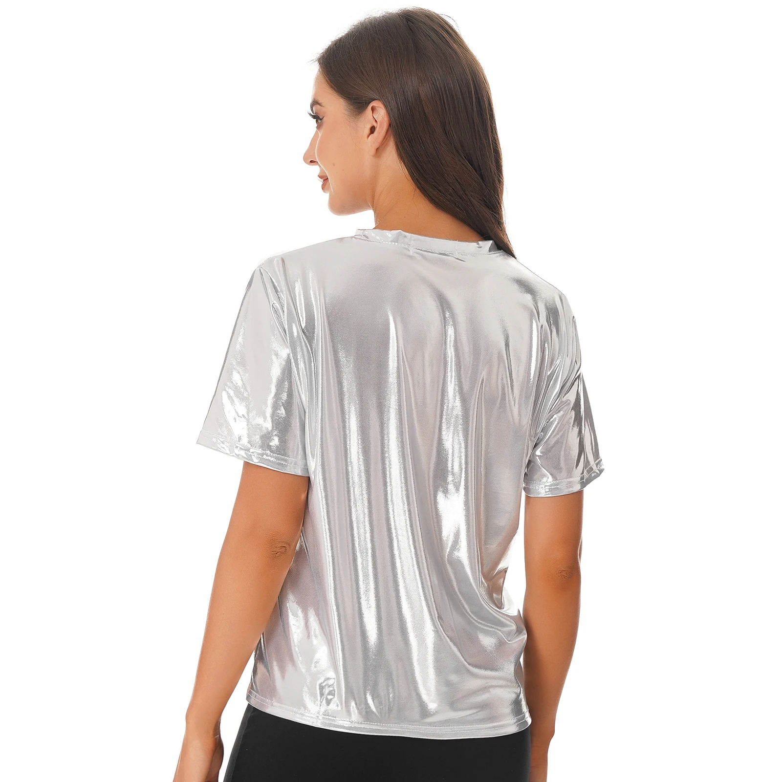 Maglia con scollo a V e paillettes - Terranova