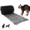 3-color Garden Cat Net Spike Mat Prickle Strips Anti Deterrent Keep Cat Scat Repellent Dog Away Digging Climbing Pets Supplies 2