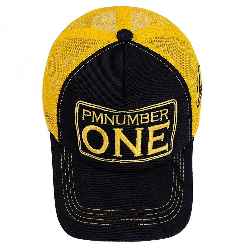 Hot Sale Unisex Baseball Cap Classic ONE Letter Pattern Mesh Cap Men And Women Breathable Streetwear Summer Trucker Hat