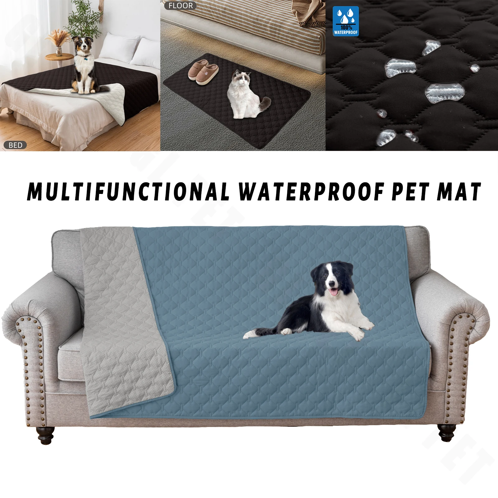 Waterproof Non-Slip Pet Bed Pet Blanket