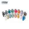 Tyeso 900/1200ML Tumbler Bottle Stainless Steel Car Mug With Handle Straw Thermal Iced Travel Vacuum Insulated Coffee Hot Cup 3