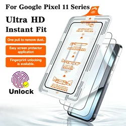 3 - Pack 9H HD Tempered Glass Screen Protector with Easy Installation and Anti - Scratch Technology - Google Pixel 8 Pro (High Definition)