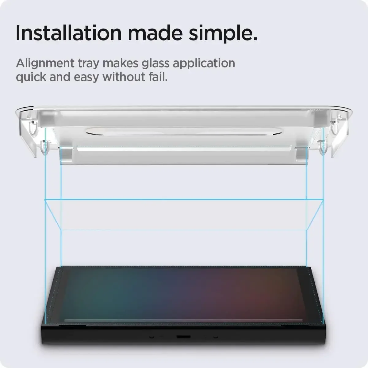 Premium Tempered Glass Screen Protector Kit - Crystal Clear, Anti-Scratch, Easy Installation, No Dust, No Bubbles