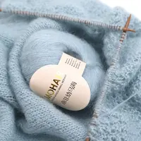 25g Mohair Yarn Extra Soft Warm Baby Wool Crochet Yarn for Hand Knitting Sweater Shawl Scarf DIY Material Supplies 1