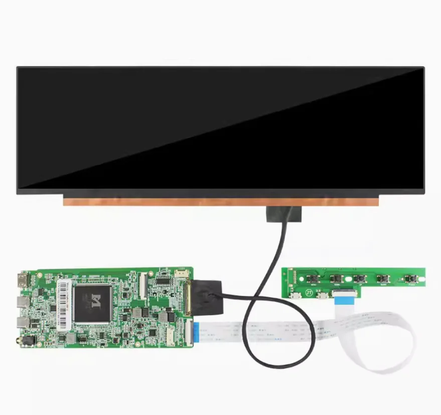  Ʈġ  LCD ÷, 4K ADS ũ, NV140XTM-N52 eDP, 30 , CŸ  Ʈѷ , 14 ġ, 3840x1100