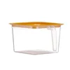 1/2pcs Fridge Organizer Fruit Egg Refrigerator Storage Box Under-shelf  Drawer  Fresh-keeping  Kitchen Fridge Organizer 6