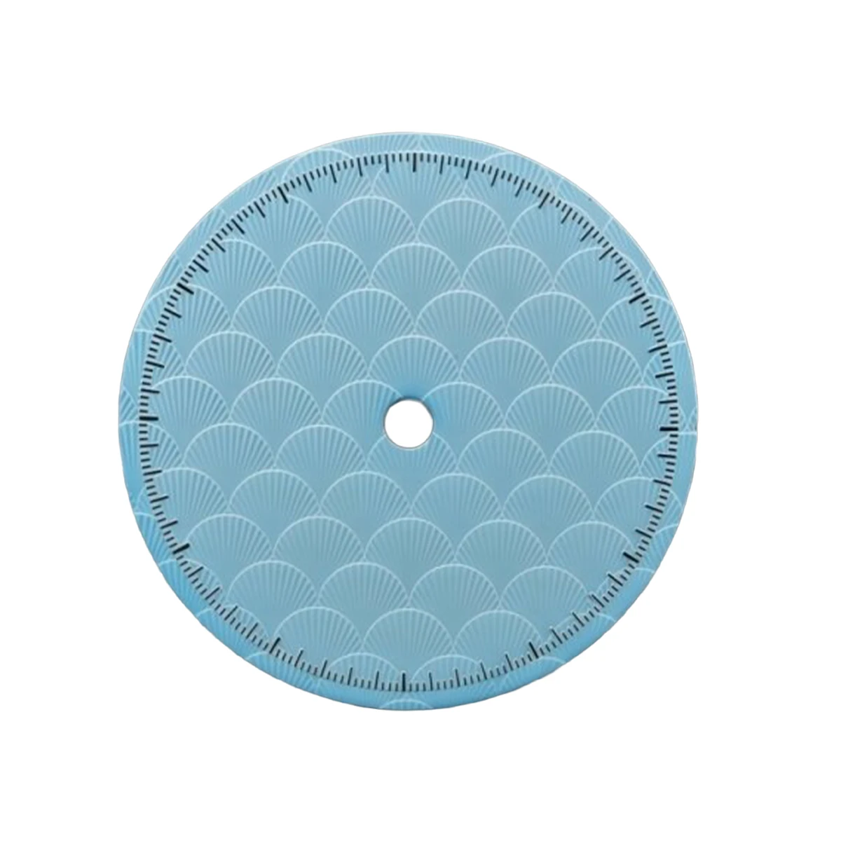 28.5mm Shell Pattern Watch Dial with Fish Scale Surface