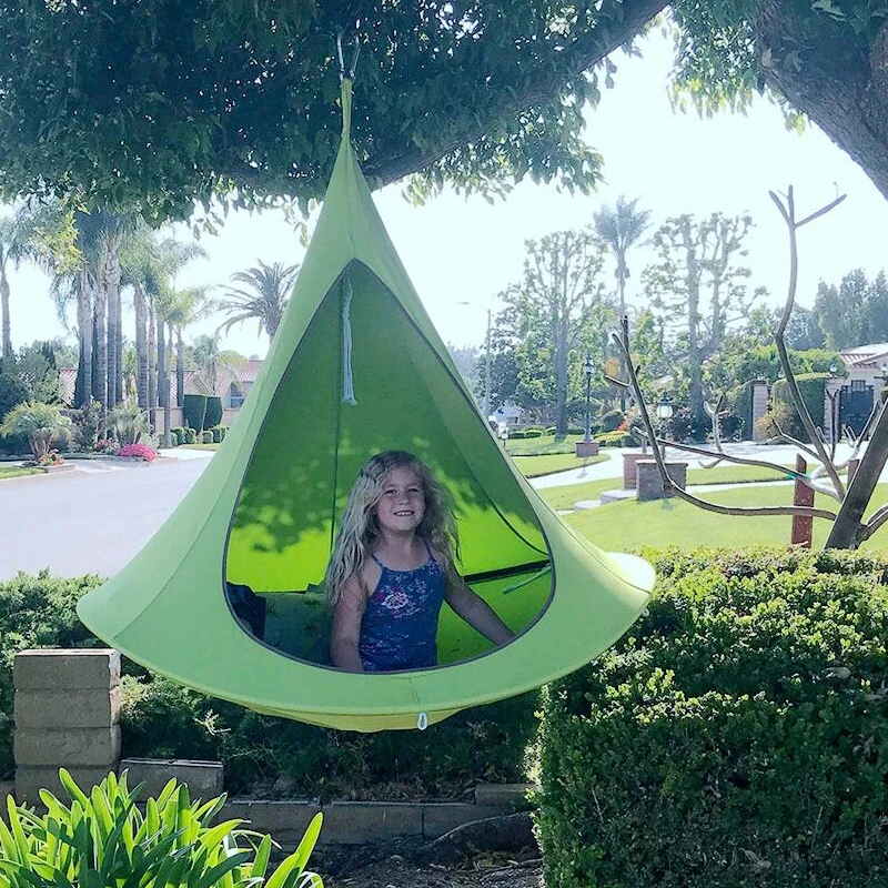 Ufo Shape Teepee Tree Hanging Swing Chair For Kids & Adults Indoor Outdoor Hammock Tent Hamaca Patio Furniture