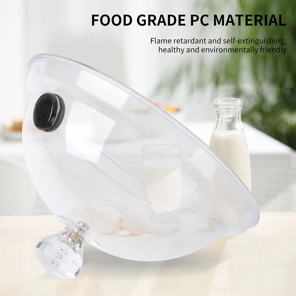 Home Smoking Dome Cover Kitchen Cooking Smoke Hood Acrylic Smoke Infuser Cloche Lid for Smoker Sprayer Plates Bowls