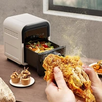 SUPOR 220V Air Fryer 5L Household Large Capacity 1450W Visual Without Turning Oil-free Fryer Home French Fries Machine 2
