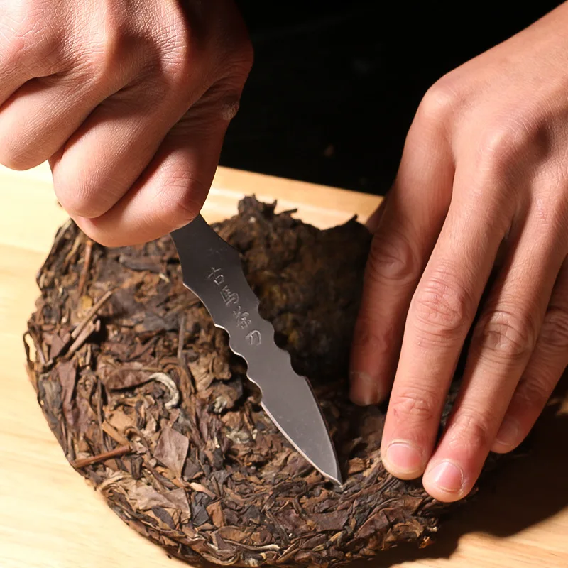 Stainless Steel Puer Knife for Puer Tea, Needle Knife, Insert Tea Set, Thickening, 1Pc