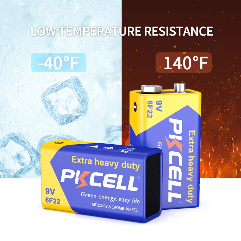 40PC 6F22 9V Battery Smoke Detectors 9V Batteries Equal to CR9V ER9V 6LR61 batteries Metal detector