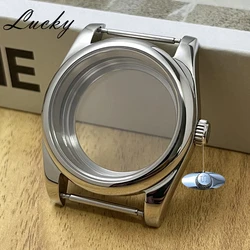 Round Edge Watch Case in 904L Stainless Steel with Sapphire Crystal - Premium Accessories - 40MM ETA2824 PT5000 (Top 2.Glass Back)