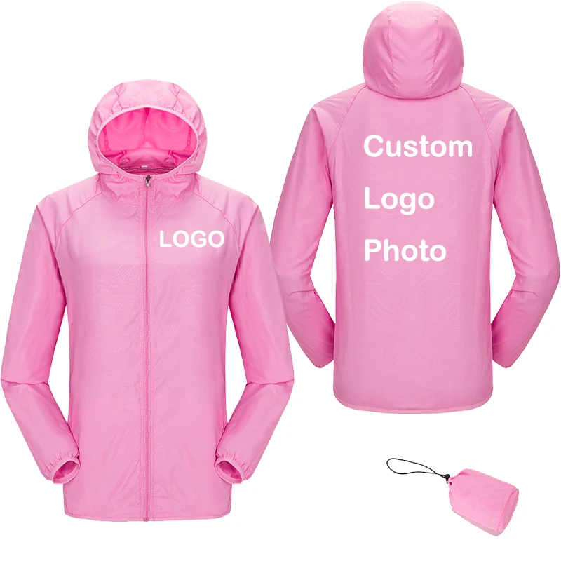 Giacca Leggera Con Colletto Rialzato Personalizzabile – Uomo/Donna – Stampa Foto O Testo, Zip, Casual - 4