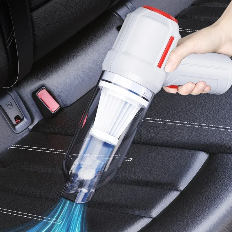 Car Vacuum Cleaner Strong Suction Powerful Mini Cleaning Machines Portable Wireless Handheld Air Blowers Household Appliances 2