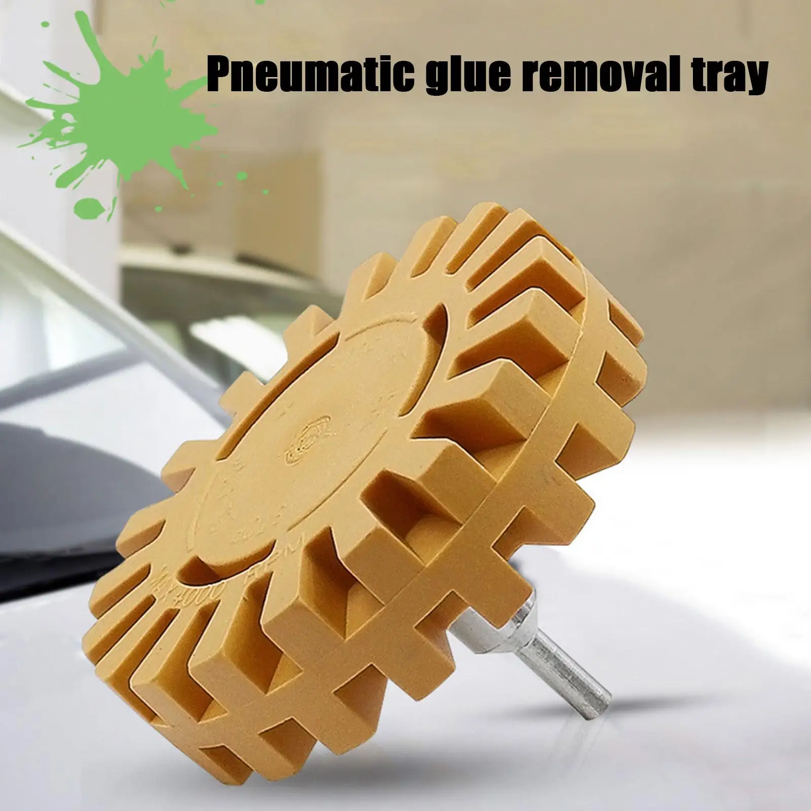 Car Pneumatic Rubber Eraser Wheel Pad Rubber Disk Decal Eraser Wheel Car Sticker Remover Paint Cleaner Polish Auxiliary Tool