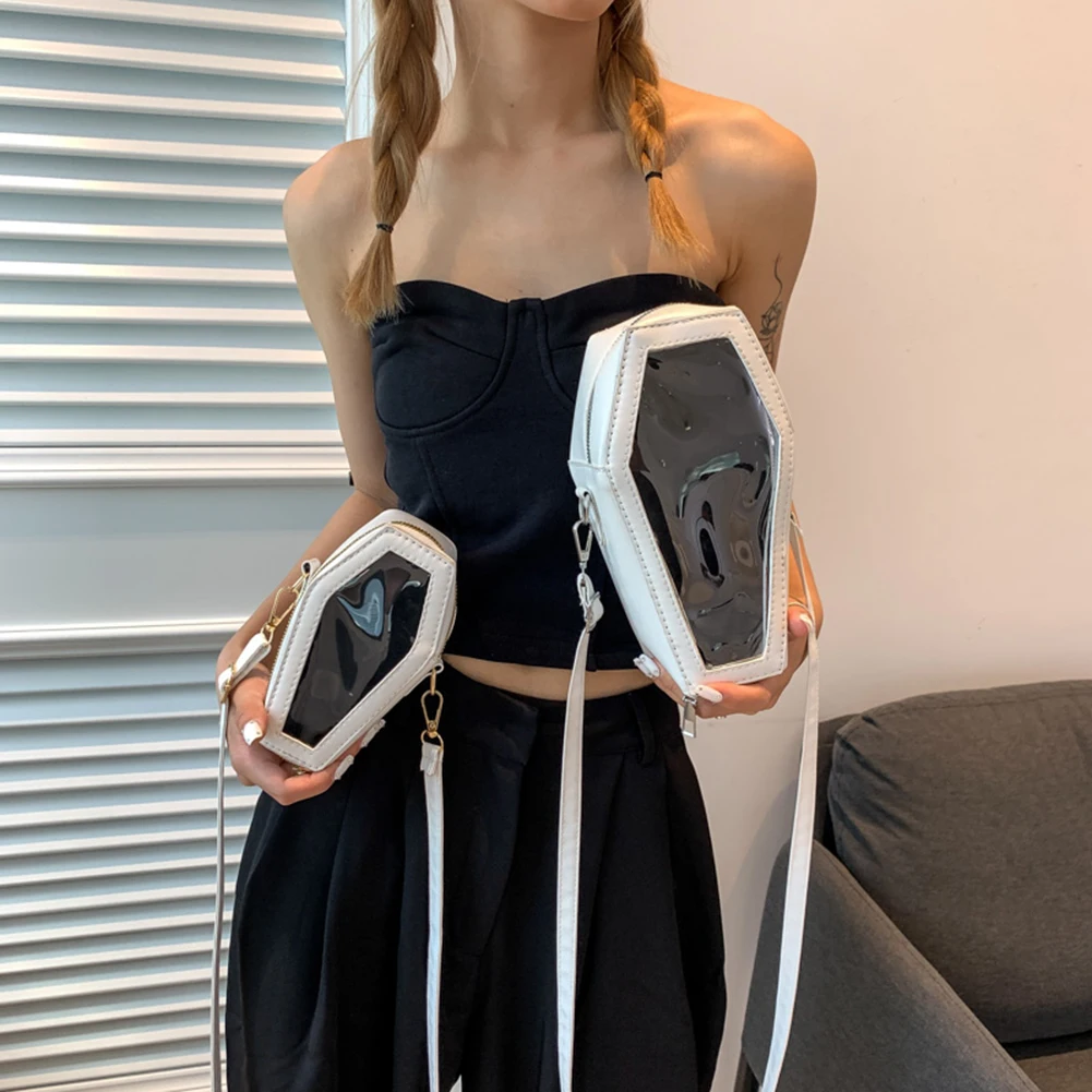 Bat Wings Ita Backpack Enamel Pin Display Shoulder Bag Goth Pin