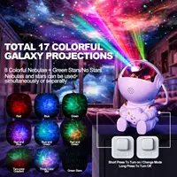 Astronaut Galaxy Star Projector Starry Night Light - Starry Nebula Ceiling Projection Lamp with 8 Modes, Remote  360° Adjustable 2