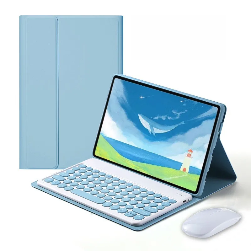 étui magnétique sans fil pour xiaomi mipad clavier et souris bluetooth pour mi pad pouces smart cover