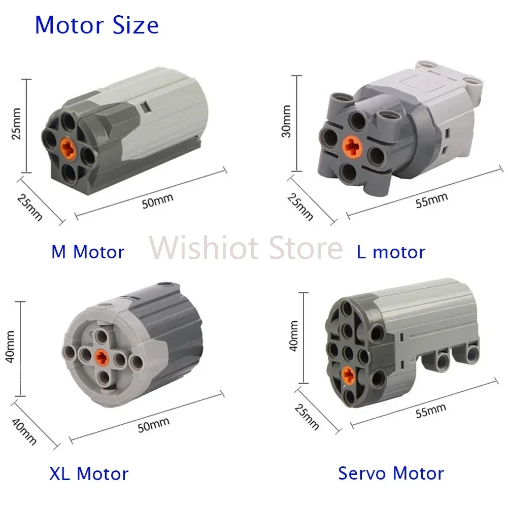 Enhanced Remote Control Power Functions MOC Train with Lithium Battery Box