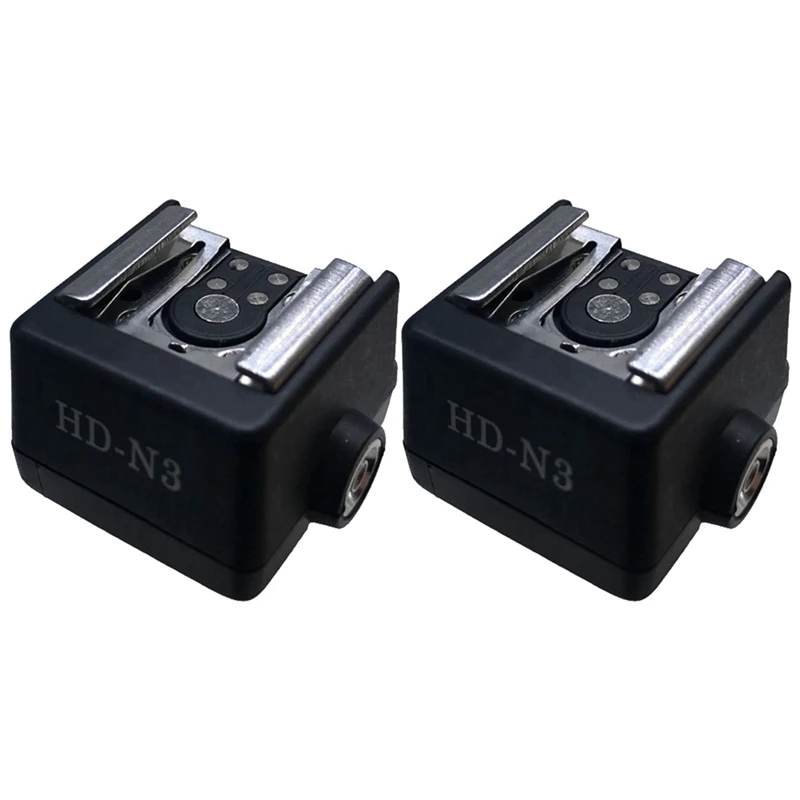 

2X HD-N3 Flash Hot Shoe Adapter For Sony A77 NEX-7 A55 A33 A100 A350 A390 A700 A900 FS-1100 Camera Flash Accessories