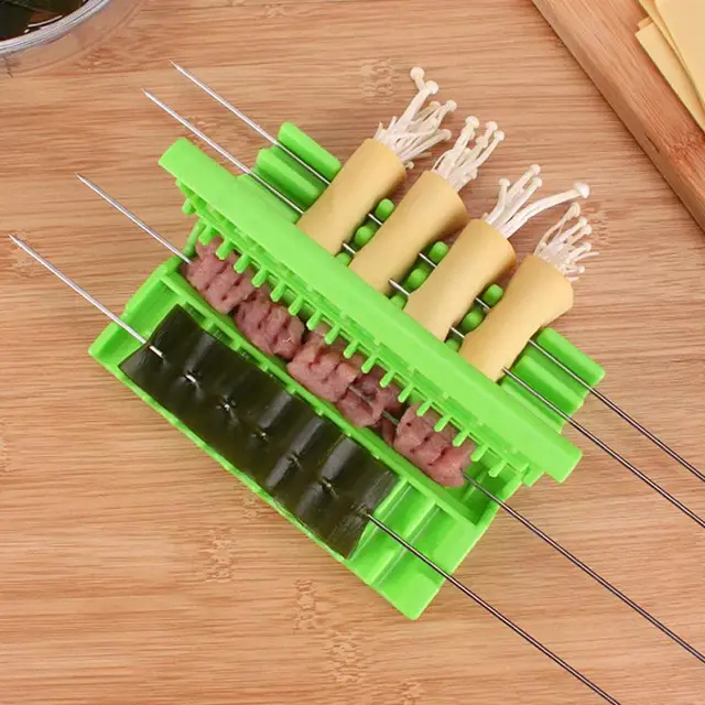 Multifunkcionális Grillezés Húros Műtárgy Bbq Hús Nyárs Gép Marhahúsos Húrgyártó Otthoni Szerszámok Kiegészítők - Image 3