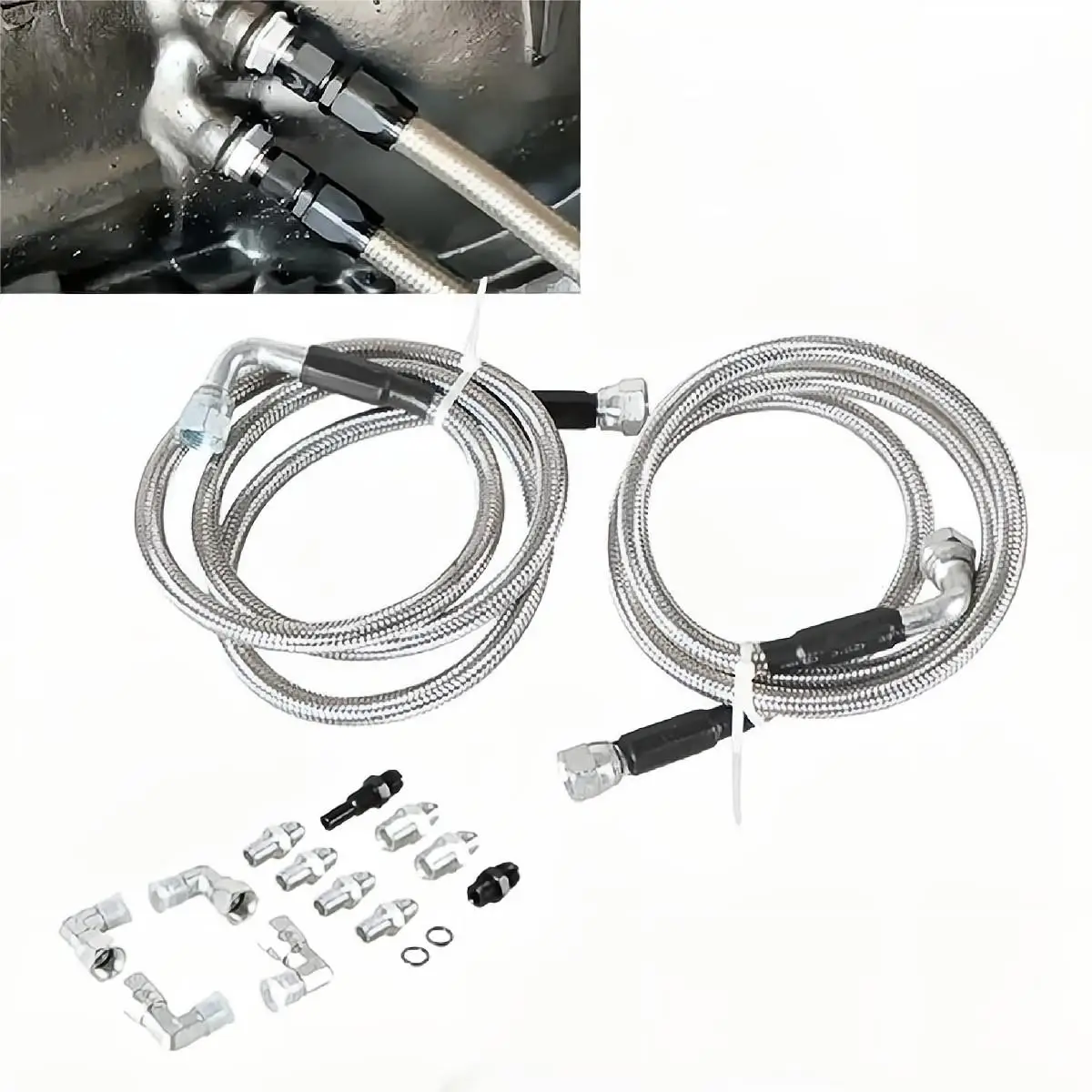 Transmission Oil Cooler An to NPSM Adapter