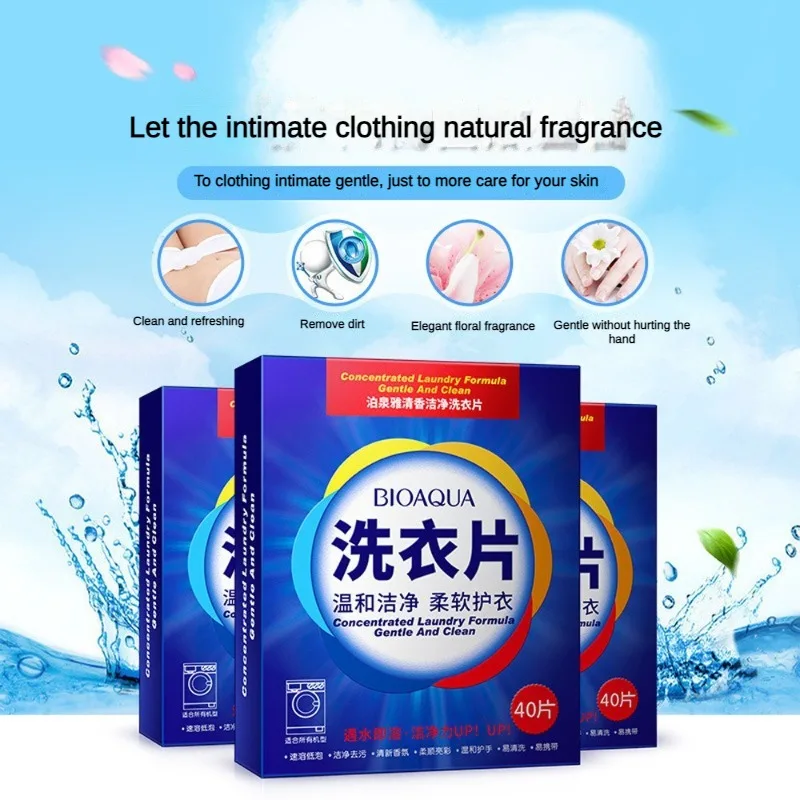 Laundry Tablets 40-120Pcs Efficient Detergent New Fragrance Formula Deep Cleaning Easy Dissolve