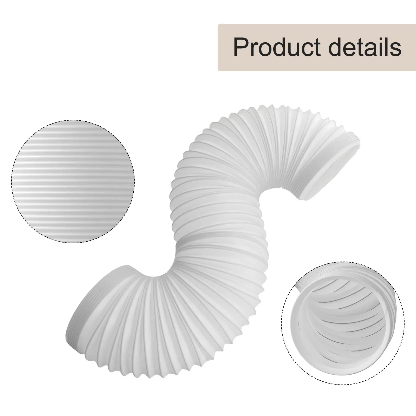

Replacement Air Conditioner Exhaust Hose Universal 130/150mm Diameter Easy Installation Flexible and Portable Design