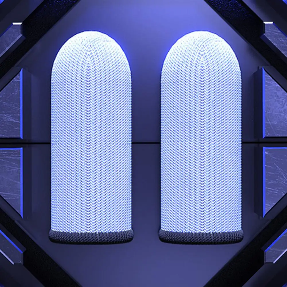 Gaming Finger Sleeve Finger Cover Per Pubg Traspirante Antiscivolo E Anti-Break Sensibile Touch Screen Dito Pollice Manica Guanti